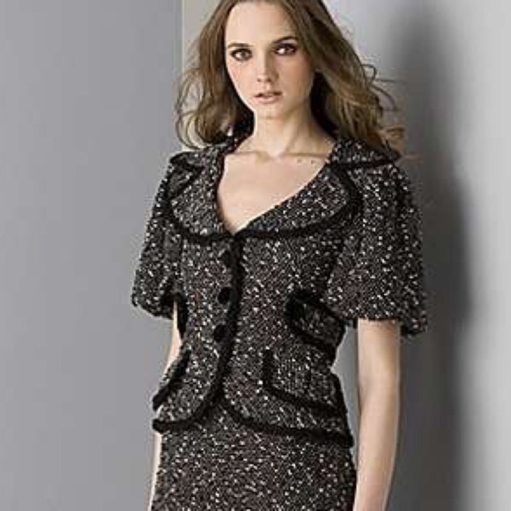 Nanette Lepore ‘Kit Kat’ Short Sleeve Jacket